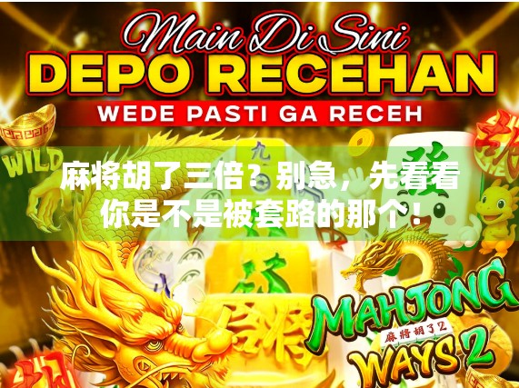 麻将胡了三倍?别急,先看看你是不是被套路的那个! 麻将胡了三倍?别急,先看看你是不是被套路的那个!