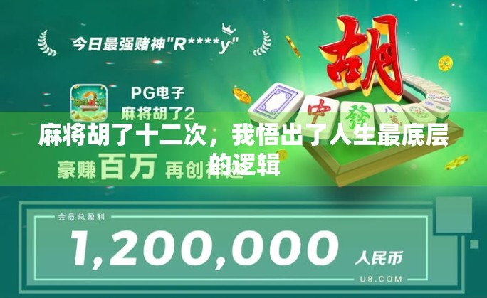 麻将胡了十二次，我悟出了人生最底层的逻辑