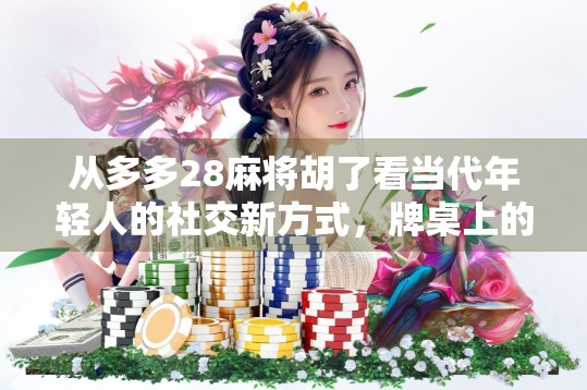 从多多28麻将胡了看当代年轻人的社交新方式，牌桌上的快乐，藏着我们最真实的渴望